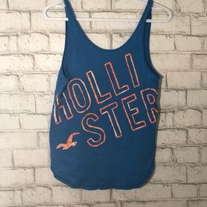 Blue Hollister Tank Top